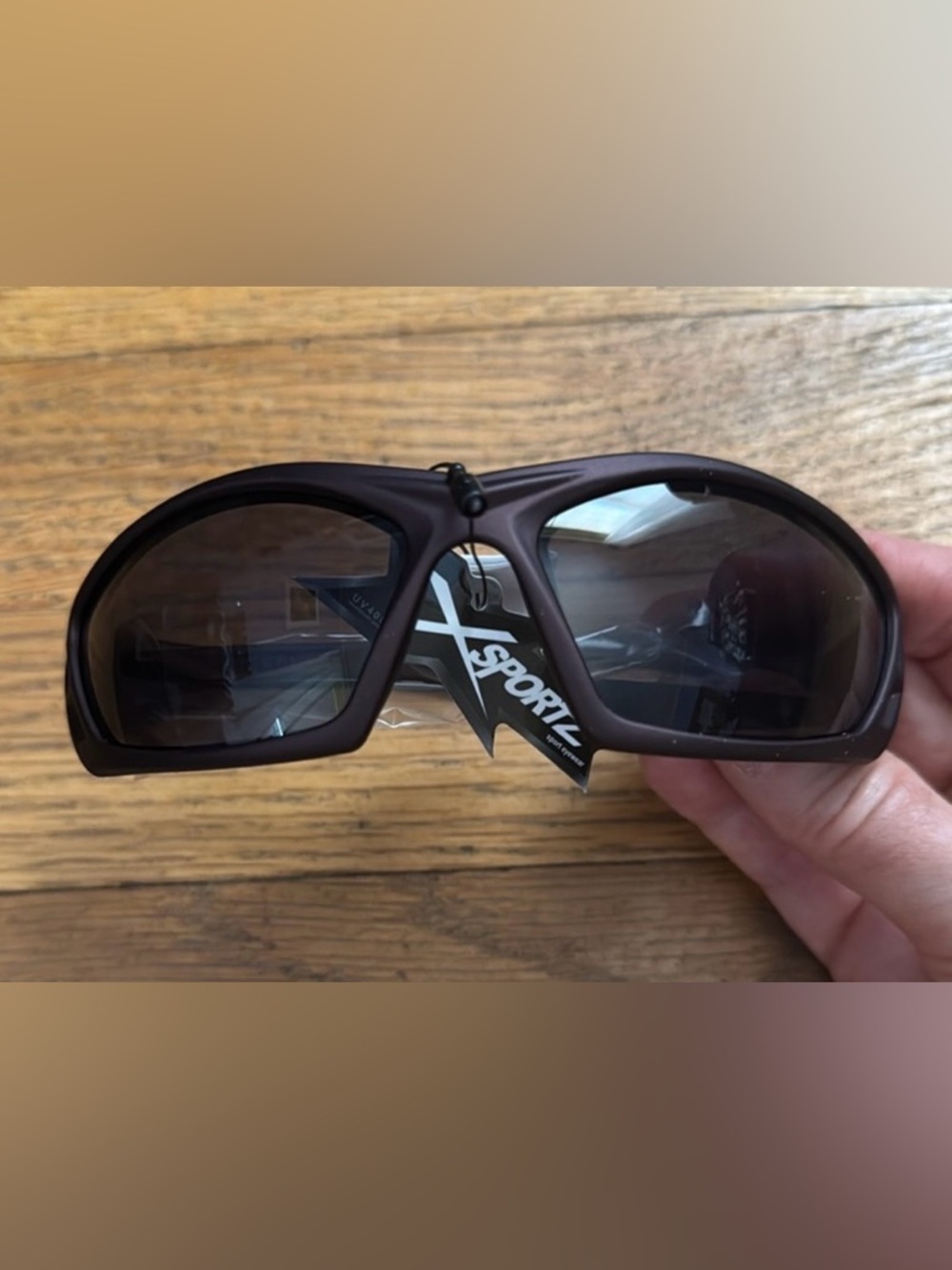😎 XSportz UV400 sport eyewear sunglasses. Purple frame. NWT.
